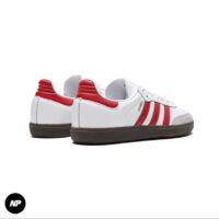 adidas samba white scarlet - Image 3