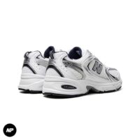 new balance 530 white silver navy blue - Image 2