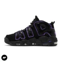 nike air more uptempo black action grape - Image 2