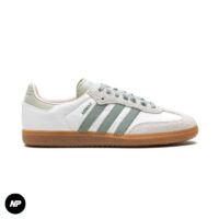 adidas samba cloud white silver green
