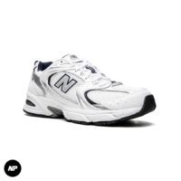 new balance 530 white silver navy blue - Image 3