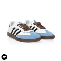 adidas samba black white blue - Image 2