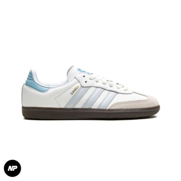 adidas samba white halo blue