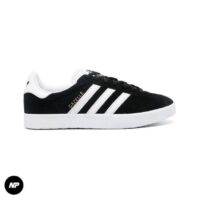 adidas gazelle core white black