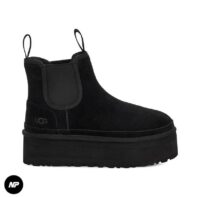 ugg neumel platform chelsea boot black