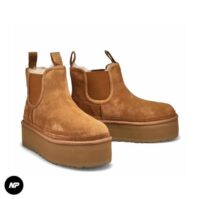 ugg neumel platform chelsea boot chestnut - Image 3