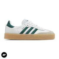 adidas sambae white green gum