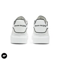 alexander mcqueen oversized sneaker new tech calf-white black - Image 2