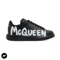 alexander mcqueen oversized graffiti black