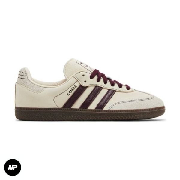 adidas samba wonder white maroon