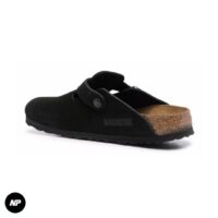 birkenstock boston soft footbed suede black - Image 3