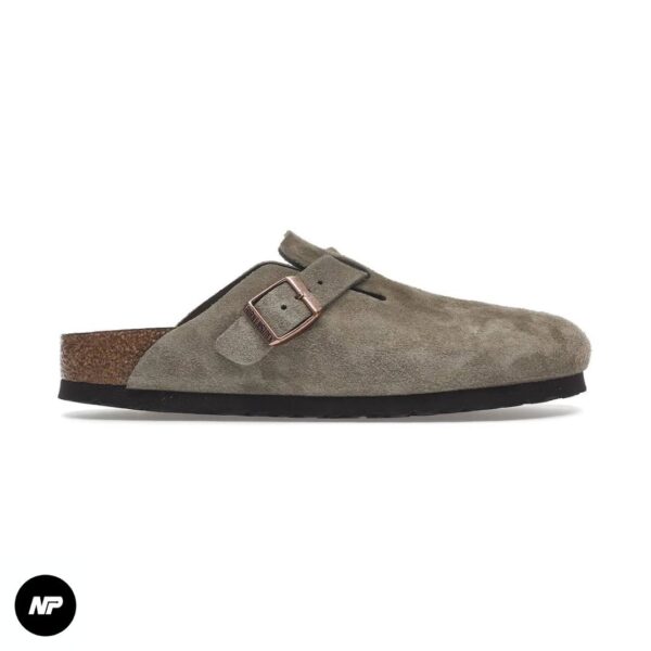 birkenstock boston soft footbed taupe