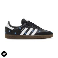 adidas samba black floral embroidery