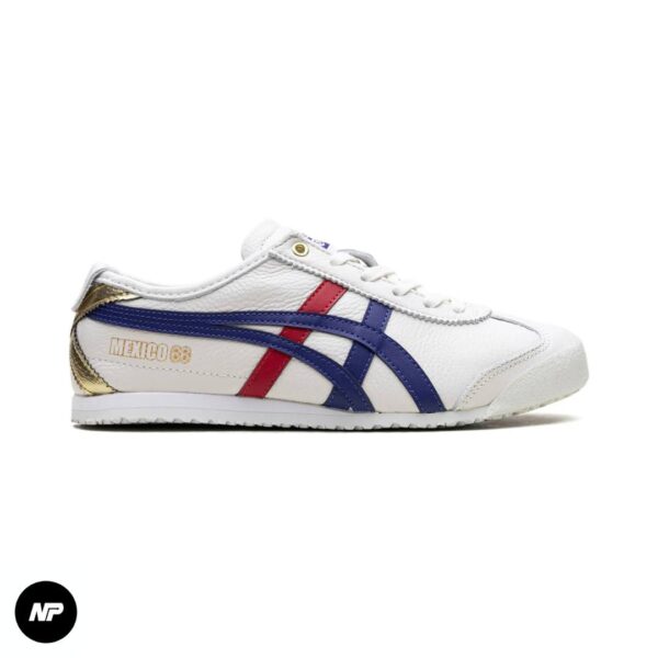 onitsuka tiger mexico 66 white dark blue gold