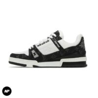 louis vuitton trainer black monogram denim - Image 2