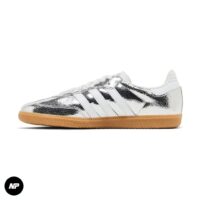 adidas samba cracked metalic pack silver - Image 2