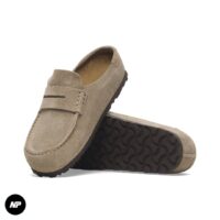 birkenstock naples wrapped seude leather taupe - Image 3