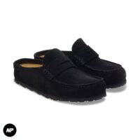 birkenstock naples wrapped seude leather black - Image 2