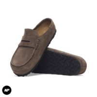 birkenstock naples wrapped seude leather brown - Image 3